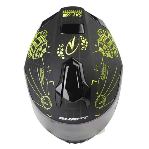 Casco Shaft 551 Blueprint Negro Amarillo - Image 3