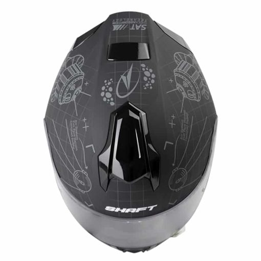 Casco Shaft 551 Blueprint Negro Gris - Image 3