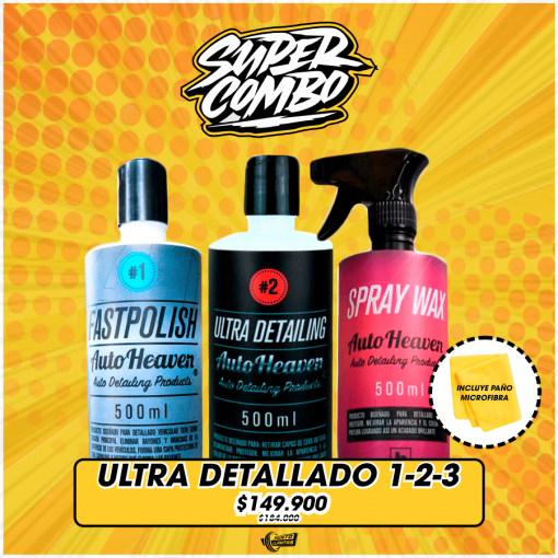 Combo Ultra Detallado AutoHeaven 1-2-3