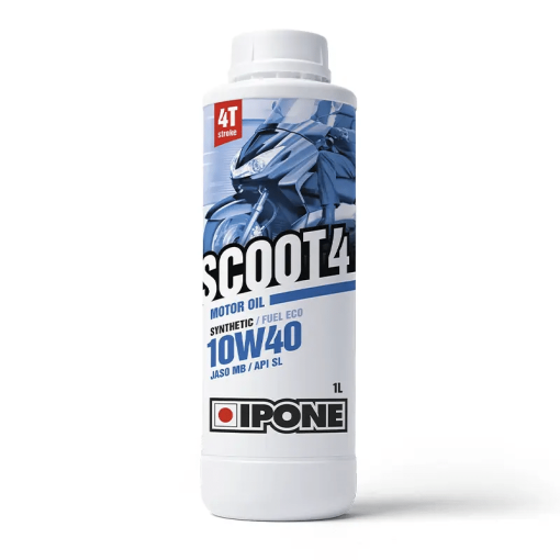 Aceite Ipone Scoot 4 Sintetico 4T 10W-40 1Lt