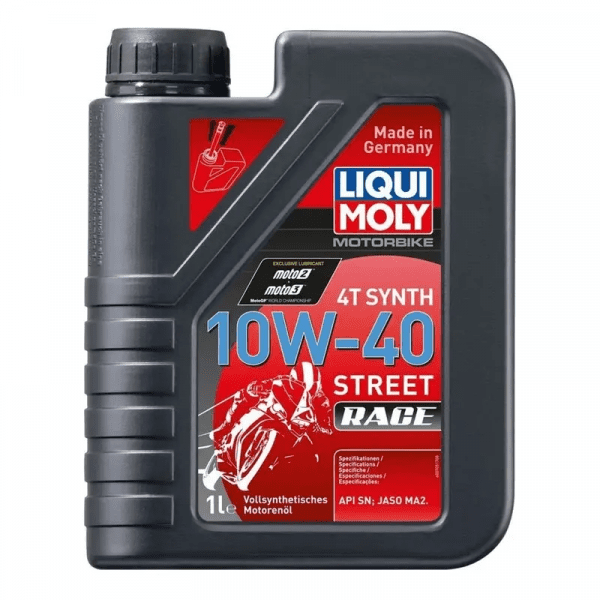 Aceite Liqui Moly 4T 10W 40 Sint Race Street - Punto Llantas 1