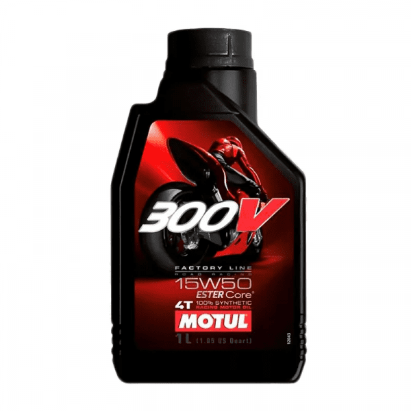 Aceite Motul 300V Sintetico 4T 15W 50 1Lt - Punto Llantas 1
