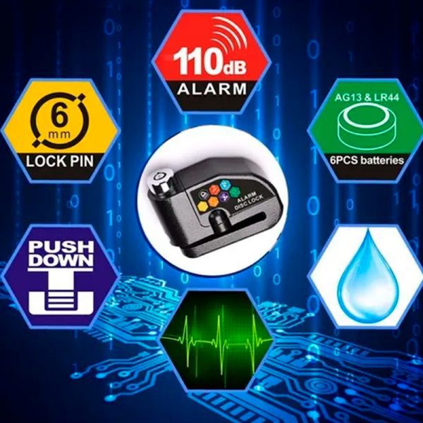 Candado Alarma 4 - Punto Llantas 4