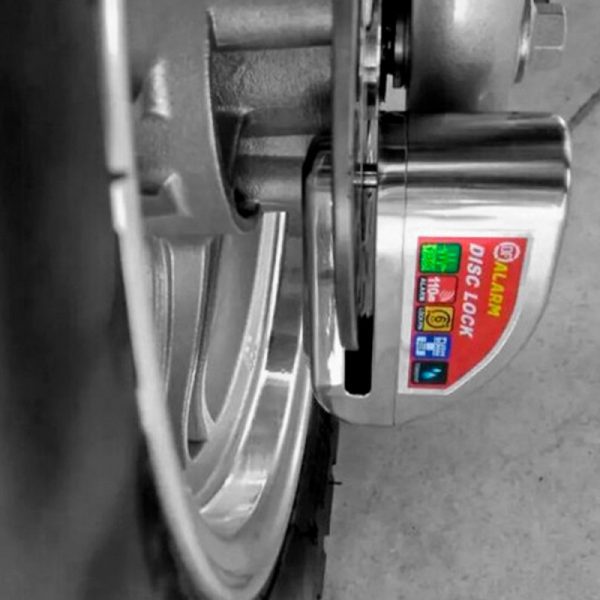Candado Alarma Plateado 3 - Punto Llantas 3