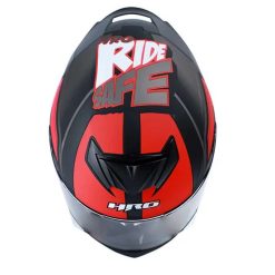Casco Hro 511 Fuckus Negro Rojo21 copia - Punto Llantas 2
