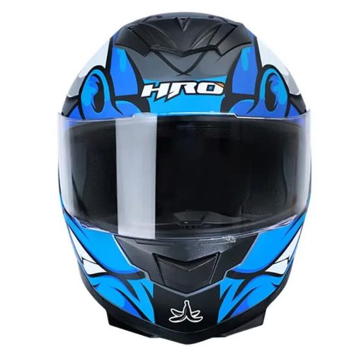 Casco Hro 511 Funky Monkey Gris Azul - Image 5