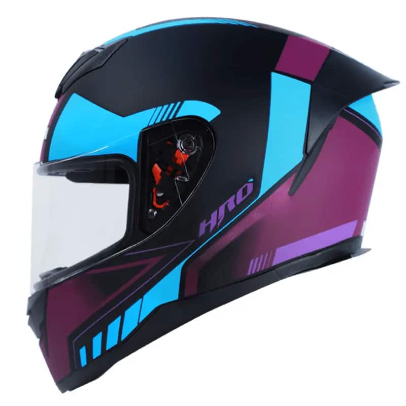 Casco Hro 511 Negro Azul - Punto Llantas