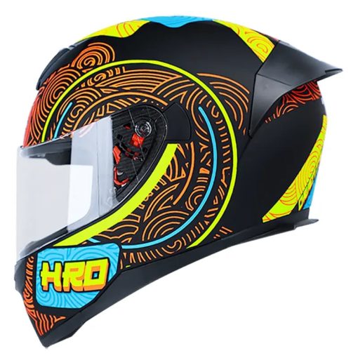 Casco Hro 511 Oriental Negro Amarillo