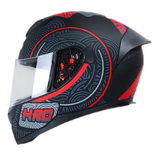 Casco Hro 511 Oriental Negro Rojo
