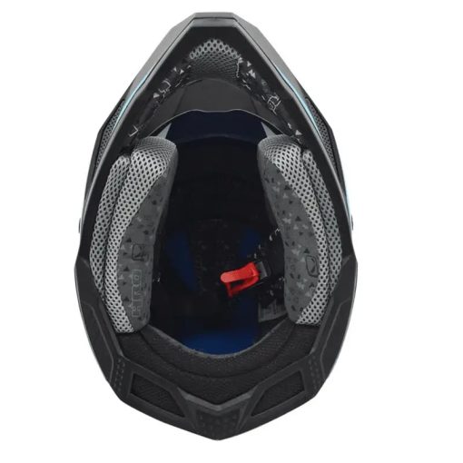 Casco Hro Mx330 Dv Bars Azul Navy Amarillo - Image 3