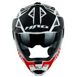Casco Hro Mx330 Dv Bars Blanco Rojo21 copia - Punto Llantas 3
