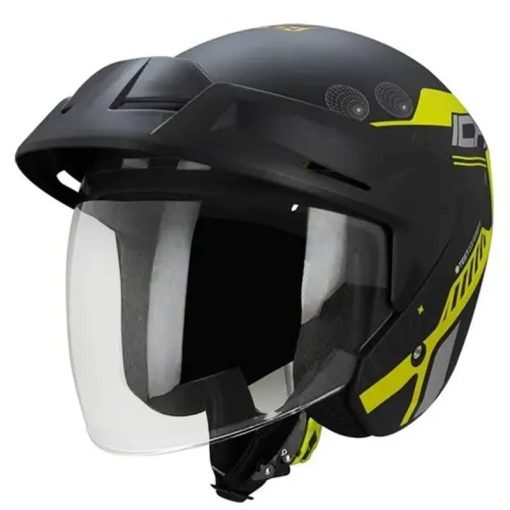 Casco Ich 101 Stelars Negro Amarillo - Image 3