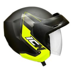 Casco Ich 101 Terra Negro Brillo Amarillo21 copia - Punto Llantas 1