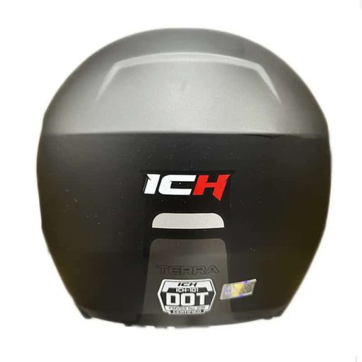 Casco Ich 101 Terra Negro Mate Gris - Image 3