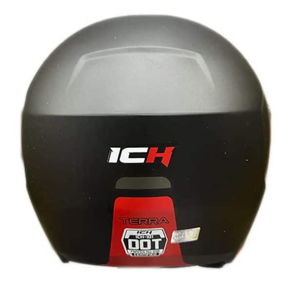 Casco Ich 101 Terra Negro Brillo Rojo31 Copia - Punto Llantas 3