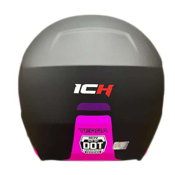 Casco Ich 101 Terra Negro Mate Fucsia41 Copia - Punto Llantas 2