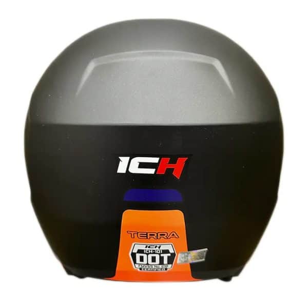 Casco Ich 101 Terra Negro Mate Naranja21 Copia - Punto Llantas 2