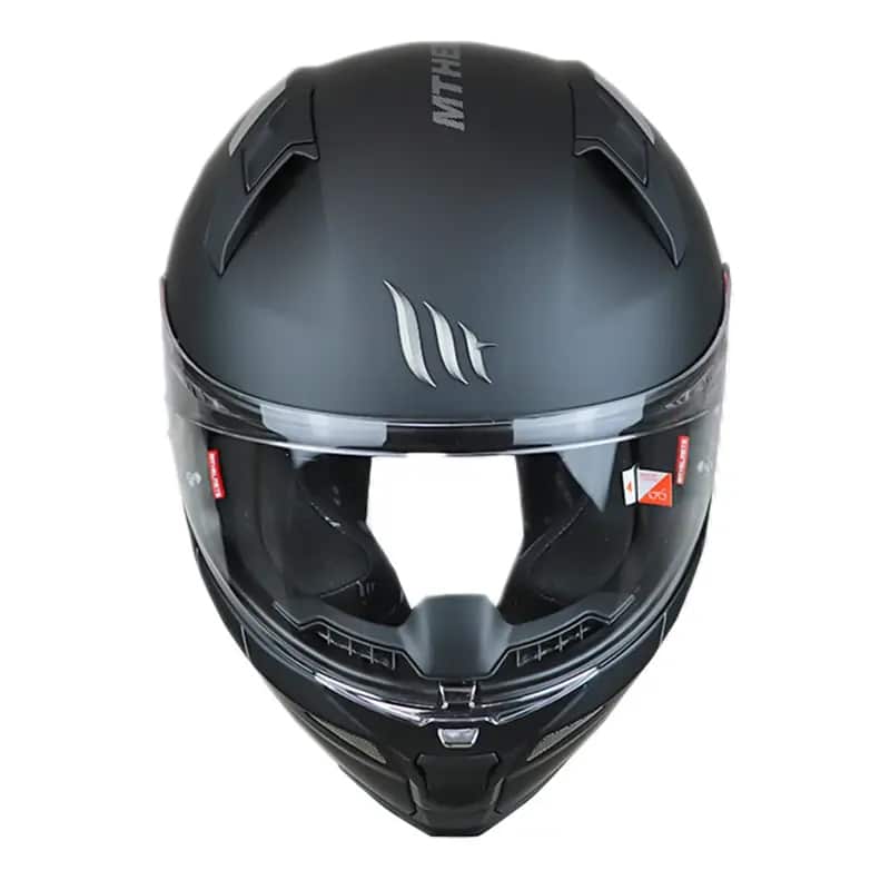 Casco Para Moto Mt Helmet 2 Revenge Solid A1 Negro Mate