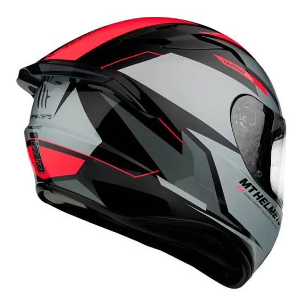 Casco Mt Targo Pro Sound A5 Rojo 11 Copia - Punto Llantas 2