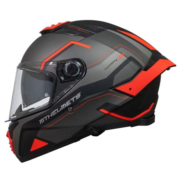 Casco Mt Thunder 4 Sv Jerk B5 Rojo 51 Copia - Punto Llantas 1
