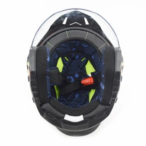 Casco Shaft 227 Skuare Negro Amarillo - Image 6