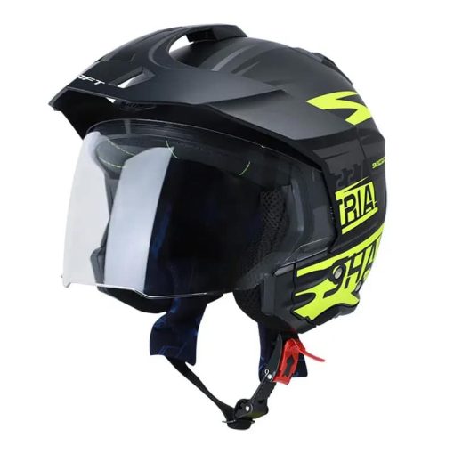 Casco Shaft 227 Skuare Negro Amarillo - Image 4