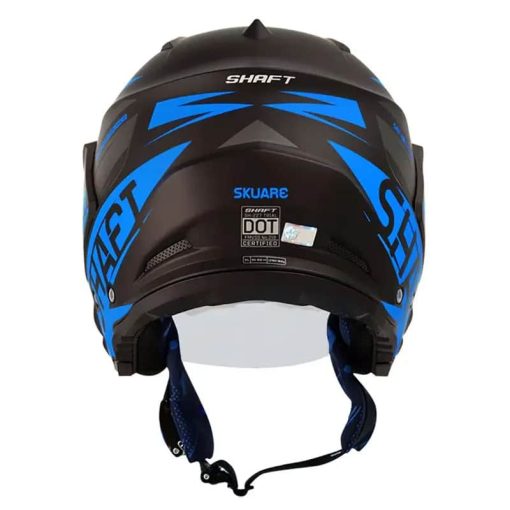 Casco Shaft 227 Skuare Negro Azul - Image 4