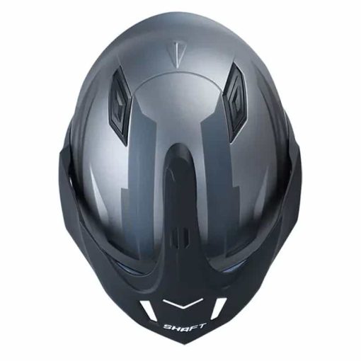 Casco Shaft 227 Skuare Negro Gris - Image 4