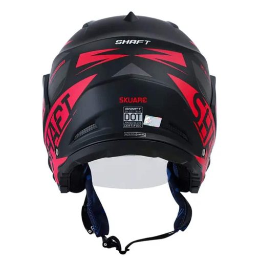Casco Shaft 227 Skuare Negro Rojo31 copia - Punto Llantas 2