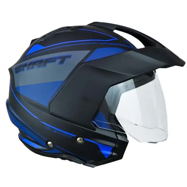 Casco Shaft 227 Takeover Negro Azul Navy31 Copia - Punto Llantas 2