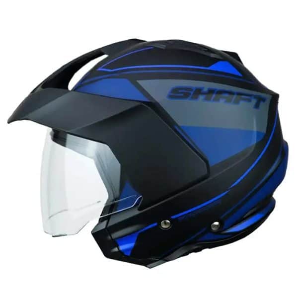 Casco Shaft 227 Takeover Negro Azul Navy41 Copia - Punto Llantas 1