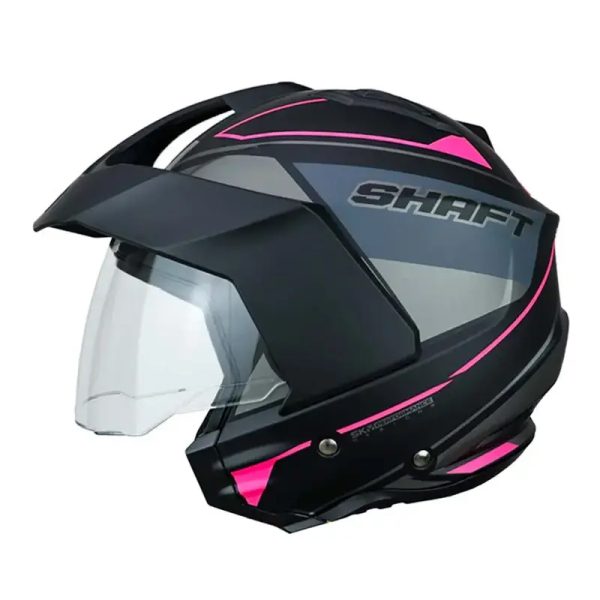 Casco Shaft 227 Takeover Negro Fucsia41 Copia - Punto Llantas 1