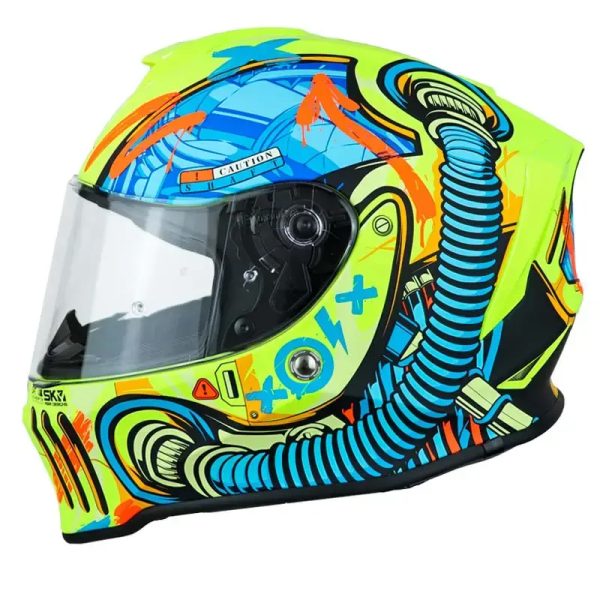 Casco Shaft 551 Deus Ex Machina Amarillo Azul41 Copia - Punto Llantas 1