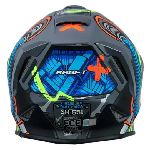 Casco Shaft 551 Deus Ex Machina Gris Azul - Image 4