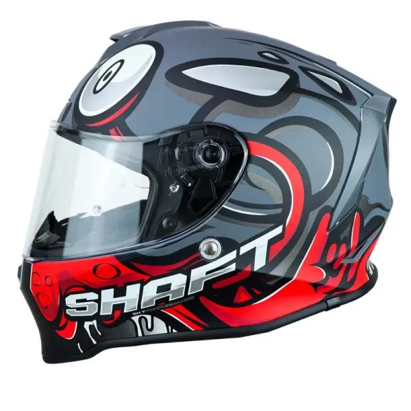 Casco Shaft 551 Sgary Gris Rojo41 Copia - Punto Llantas 1