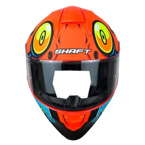 Casco Shaft 551 Sgary Naranja Azul - Image 4
