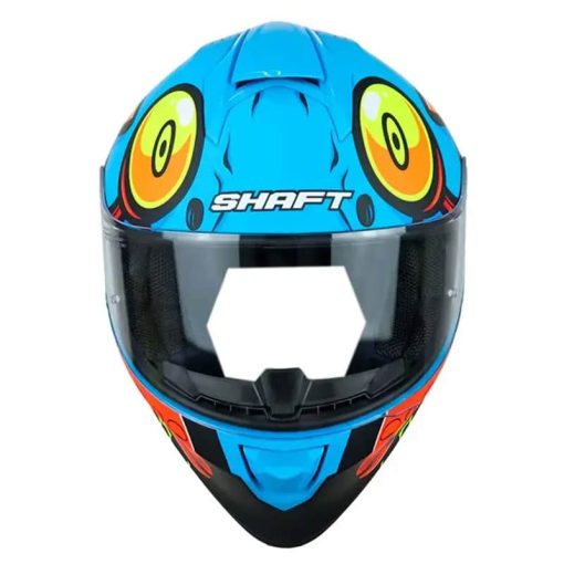 Casco Shaft 551 Sgary Azul Naranja - Image 4