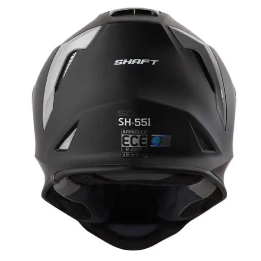Casco Shaft 551 Solid Flow Negro Gris - Image 2