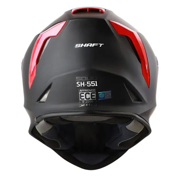 Casco Shaft 551 Solid Flow Negro Rojo51 Copia - Punto Llantas 5