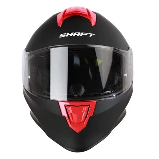 Casco Shaft 551 Solid Flow Negro Rojo - Image 4