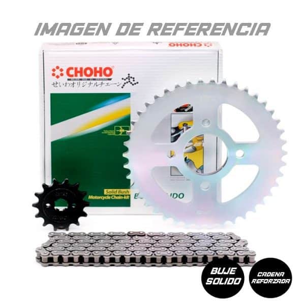 Kit De Arrastre Choho Cadena Reforzada Buje Solido 1 - Punto Llantas 1