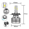 LUZ LED MOTOLED H4 12V 4.500 LUMENS CORRIENTE DIRECTA ALTERNA - Punto Llantas 3