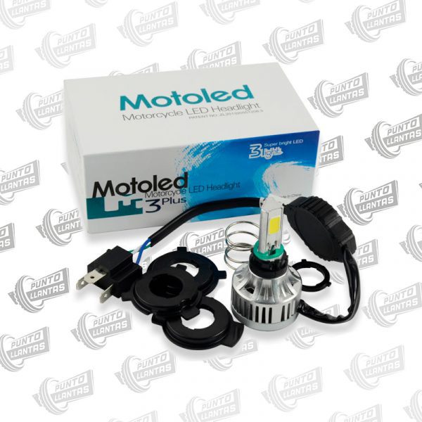 Luz Led Motoled H4 12V 4.500 Lumens Corriente Directa Alterna 3 - Punto Llantas 2