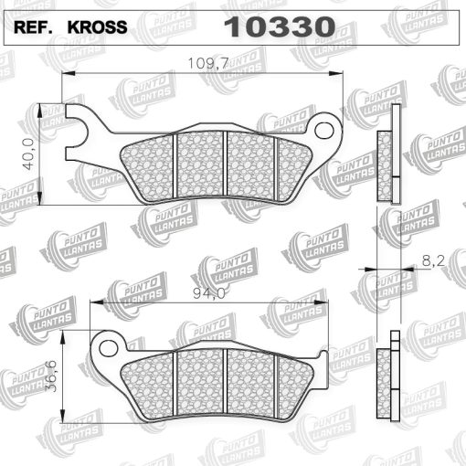 Pastillas Kross 10330