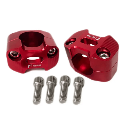 Bases Manubrios Convertidor 7/8 A 11/8 Rojo