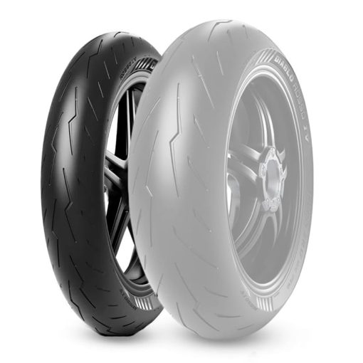 Llanta Pirelli Diablo Rosso 4 120/70ZR-17 Sellomatic