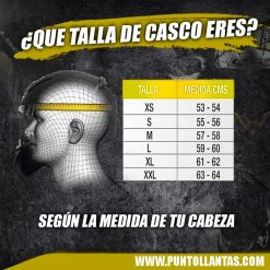 guia talla de cascos - Punto Llantas 4
