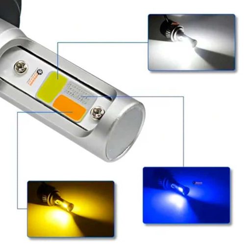 Luz Led Superled 10.000Lms H4 Dc Tricolor - Image 3