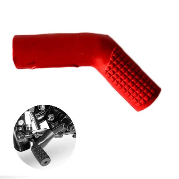 protector zapato palanca de cambios rojo 1 - Punto Llantas 1