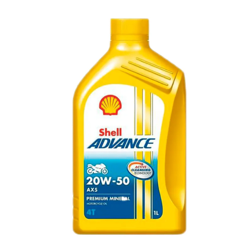 Aceite Shell Advance Ax5 20W-50 1 Litro